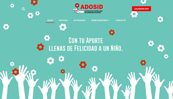 Website for the Dominican Association of Down Syndrome